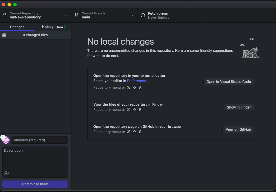 new Repository
