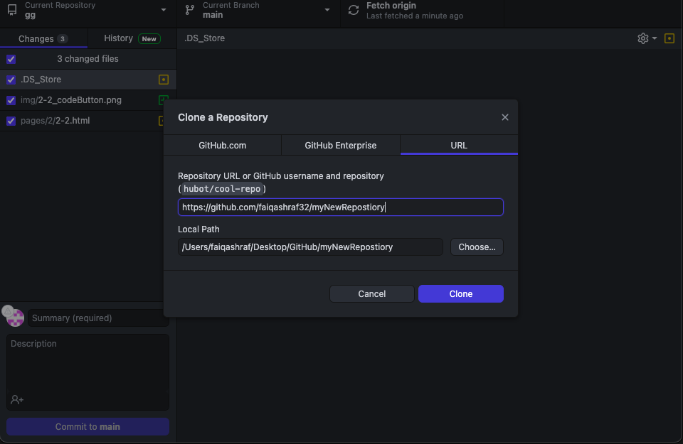 new Repository